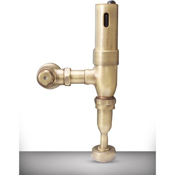 AUV-2 Automatic Hands Free URINAL Flush Valve in Antique Brass