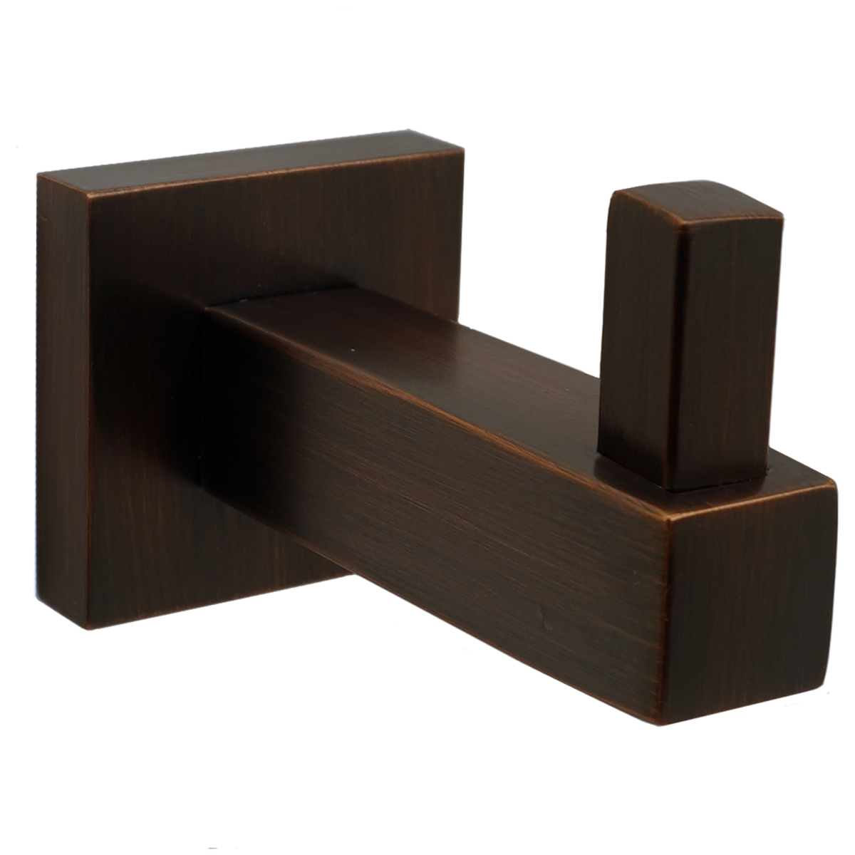 CHS-34 Surface-Mounted Single Coat Hook, Square Style