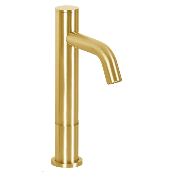 FA-3263 Automatic Faucet with 6” Spout Reach and 3” Riser in Satin Gold