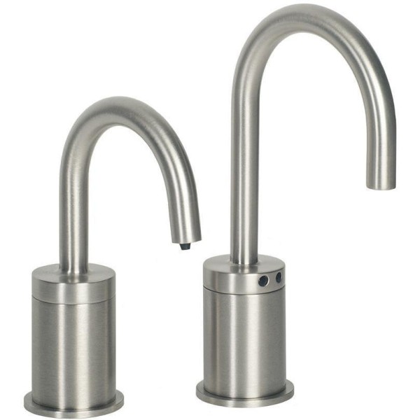 MP1103 Matching Electronic Faucet and Electronic Soap Dispenser With 3" Riser