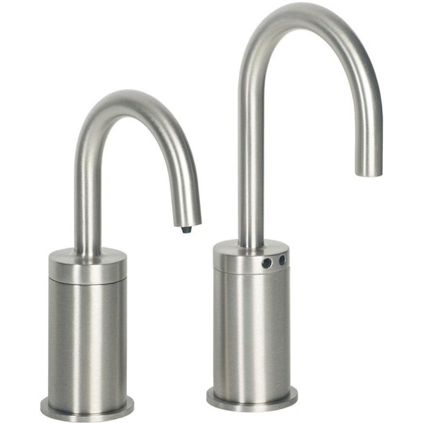 MP1104 Matching Electronic Faucet and Electronic Soap Dispenser With 4" Riser