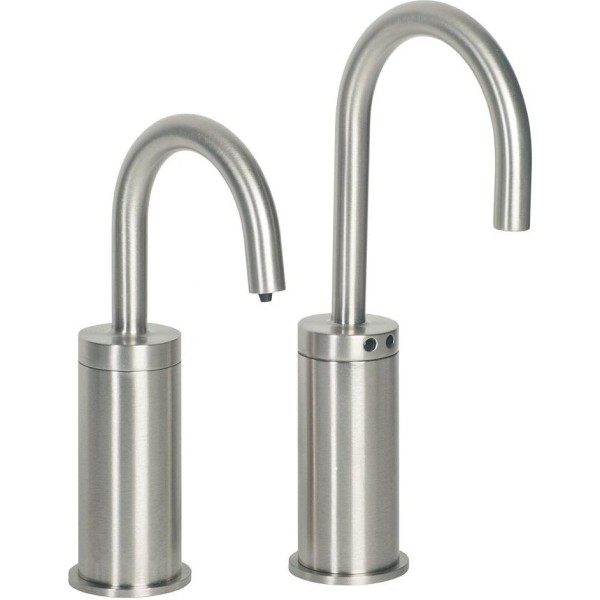 MP1105 Matching Electronic Faucet and Electronic Soap Dispenser With 5" Riser