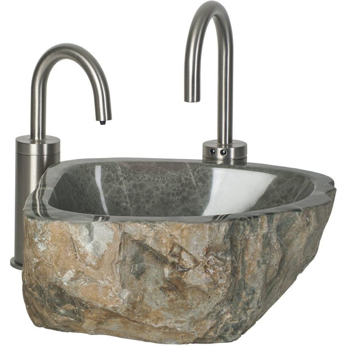 MP1106 Matching Electronic Faucet and Electronic Soap Dispenser With 6" Riser