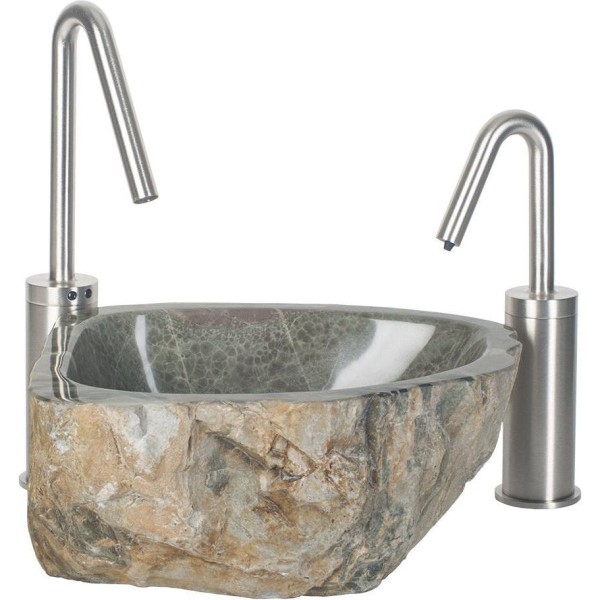 MP1406 Matching Electronic Faucet and Electronic Soap Dispenser With 6" Riser