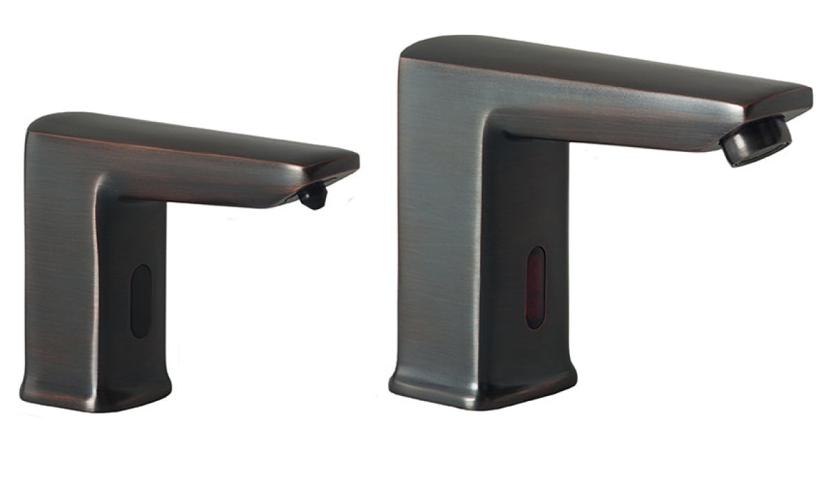 MP22 Matching Pair of Faucet and Soap Dispenser in Venetian Bronze