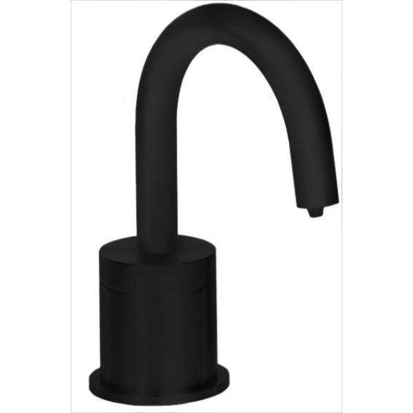 PYOS-1102 Sensor Soap Dispenser for Vessel Bowl Sinks in Matte Black With 2" Riser
