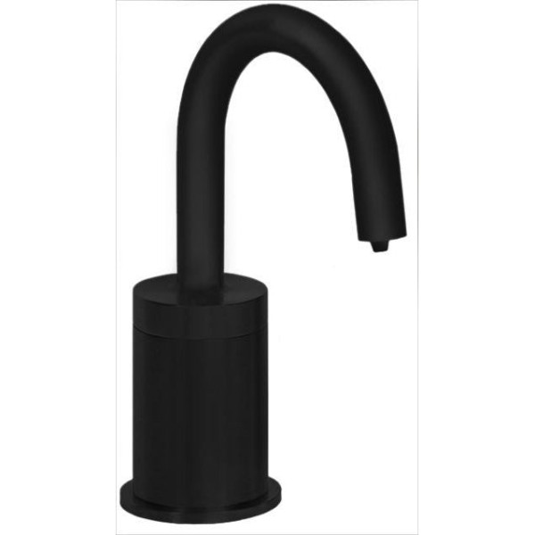 PYOS-1103 Sensor Soap Dispenser for Vessel Bowl Sinks in Matte Black With 3" Riser
