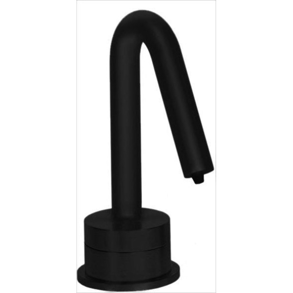 PYOS-1401 Electronic Soap dispenser for vessel sinks in Matte Black With 1" Riser