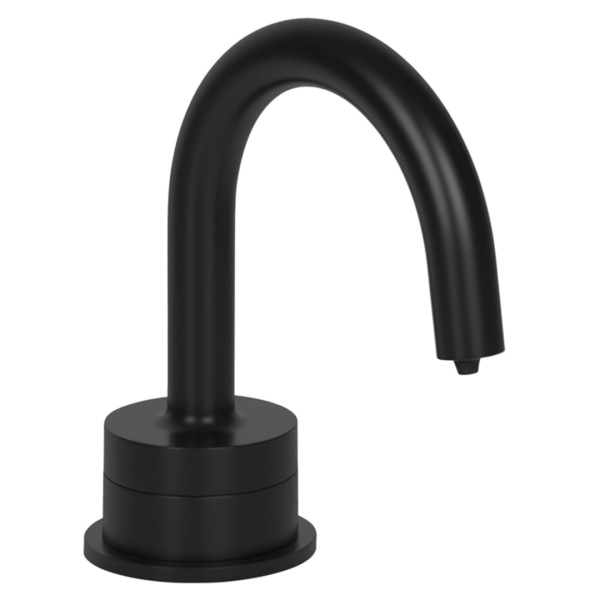 PYOS-1101 Sensor Soap Dispenser for Vessel Bowl Sinks in Matte Black With 1" Riser