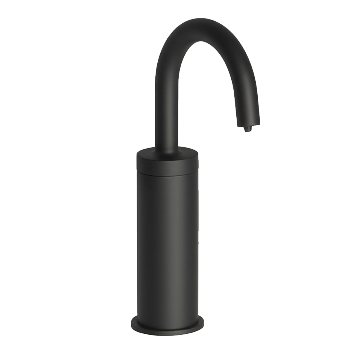 PYOS-1106 Sensor Soap Dispenser for Vessel Bowl Sinks in Matte Black With 6" Riser