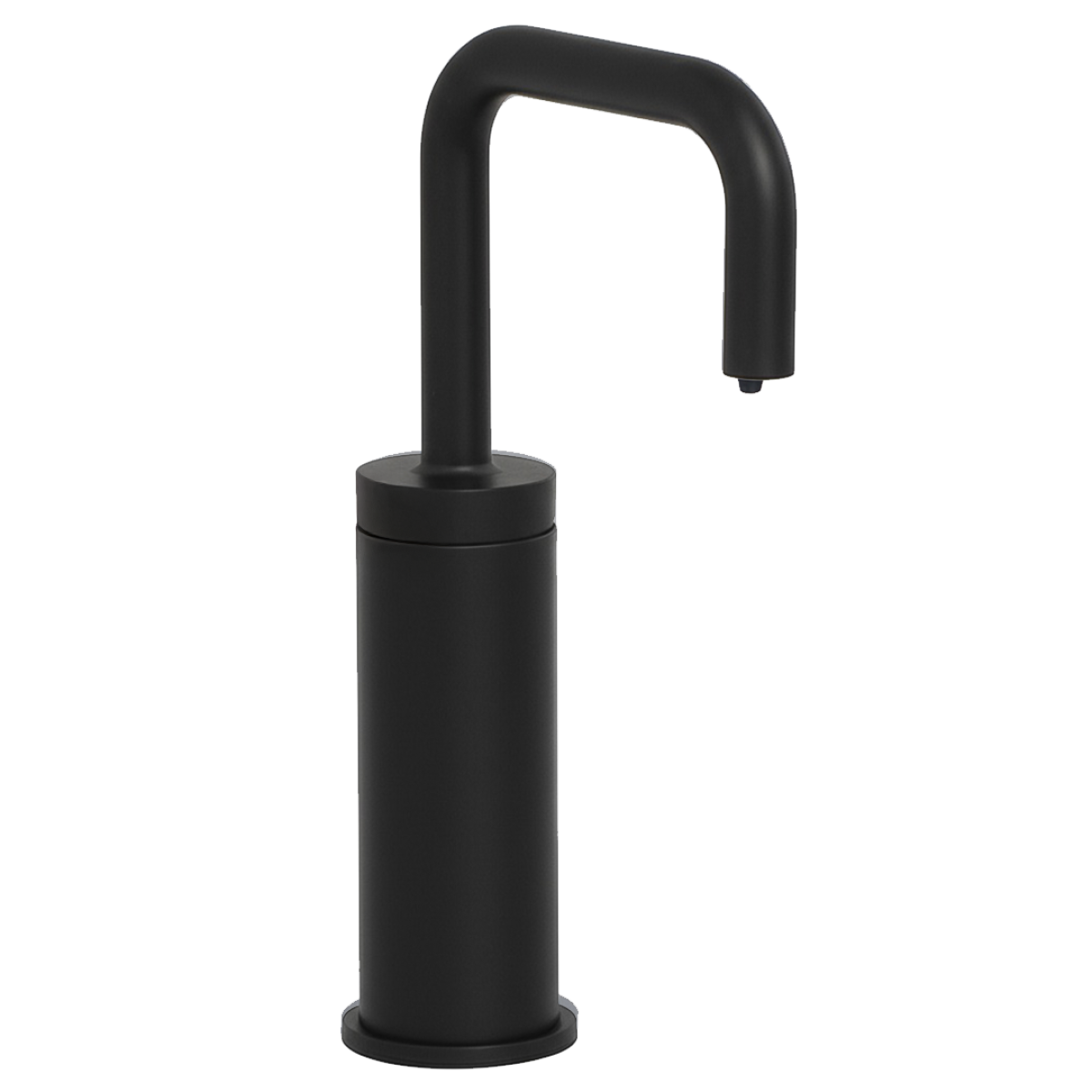 PYOS-1206 Automatic Soap Dispenser for Vessel Sinks in Matte Black With 6" Riser