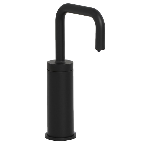PYOS-1206 Automatic Soap Dispenser for Vessel Sinks in Matte Black With 6" Riser