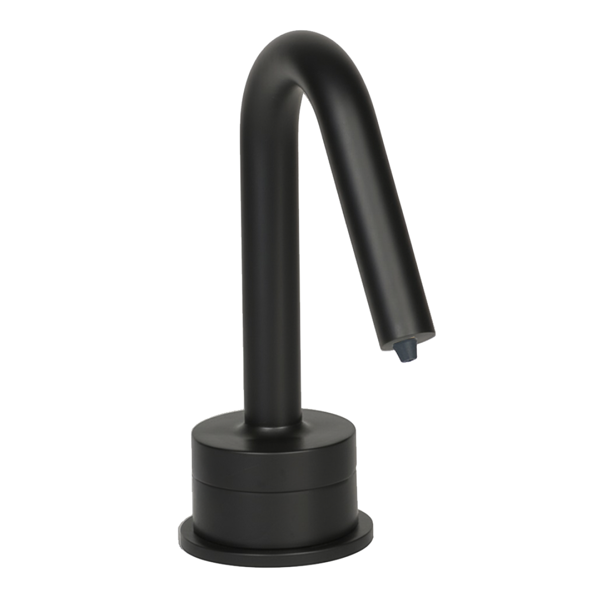 PYOS-1402 Electronic Soap Dispenser for Vessel Sinks in Matte Black With 2" Riser