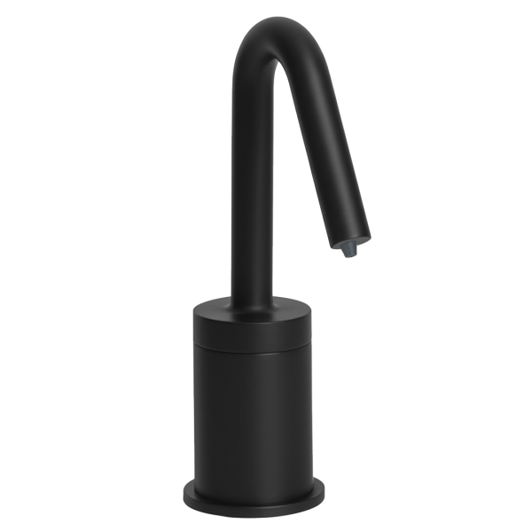 PYOS-1403 Electronic Soap Dispenser for Vessel Sinks in Matte Black With 3" Riser