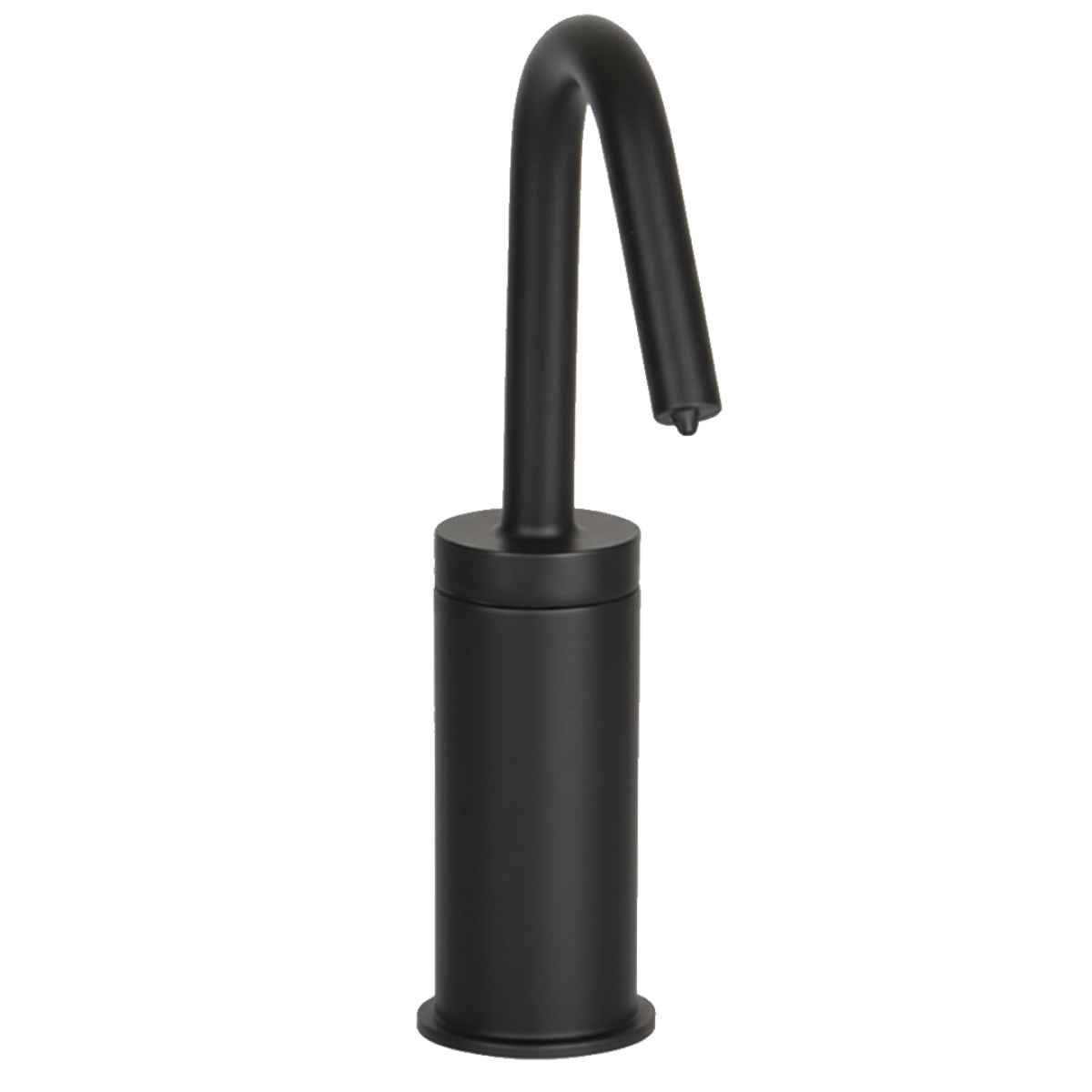 PYOS-1405 Electronic Soap Dispenser for Vessel Sinks in Matte Black With 5" Riser
