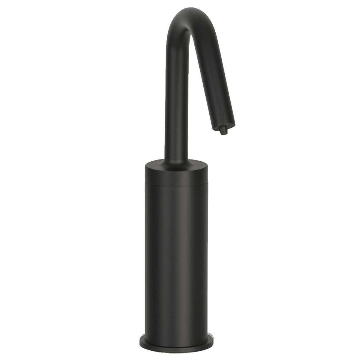 PYOS-1406 Electronic Soap Dispenser for Vessel Sinks in Matte Black With 6" Riser