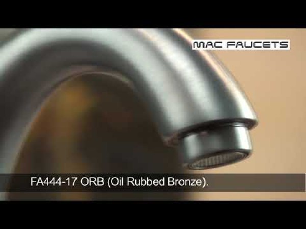 FA444-17 MAC's NEWEST Touch-Free Faucet in Matte Black