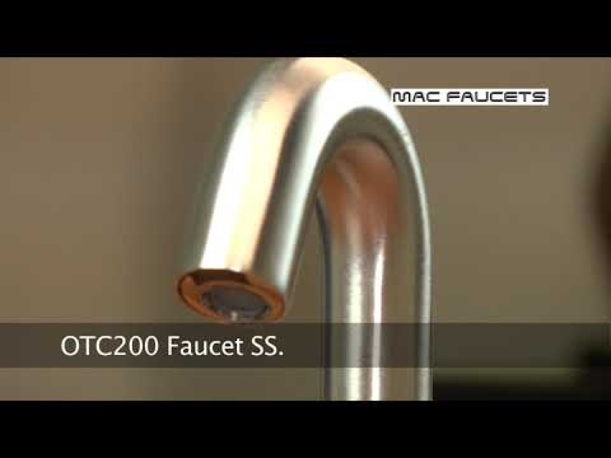 OTC200-D Lowest Price Electronic Faucet in the USA that is made of Stainless Steel Material with 4" Deck Plate