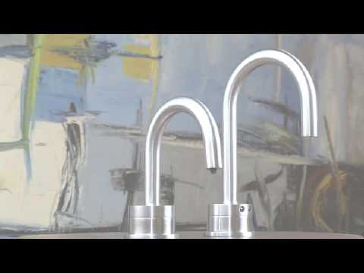 MP1101 Matching Electronic Faucet and Electronic Soap Dispenser  With 1" Riser