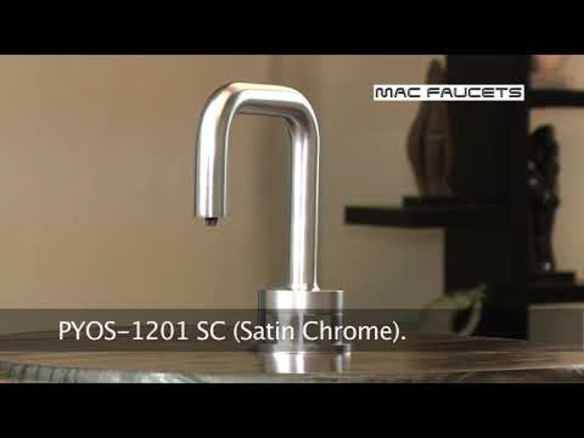 PYOS-1201 Automatic Soap Dispenser for Vessel Sinks With 1" Riser