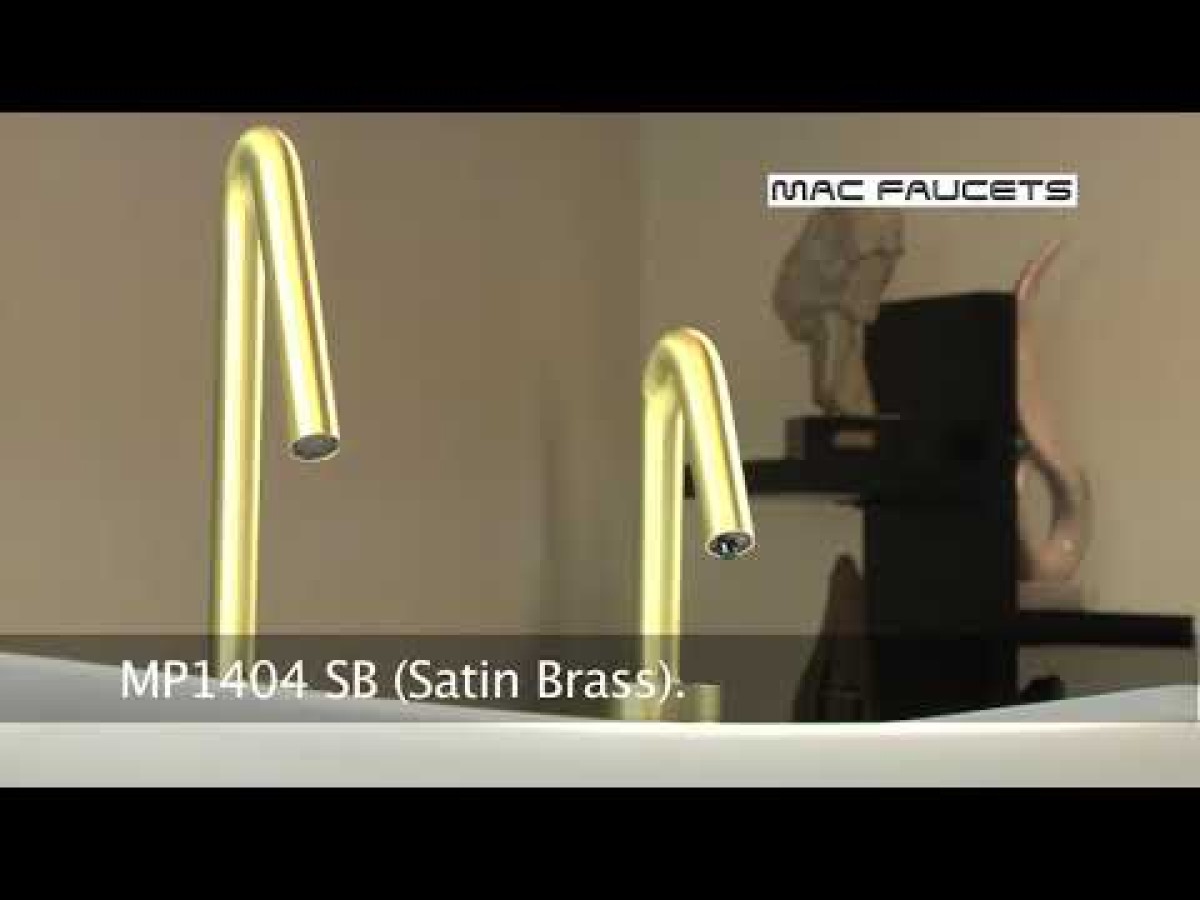 MP1404 Matching Electronic Faucet and Electronic Soap Dispenser With 4" Riser