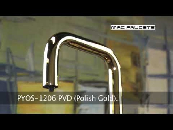 PYOS-1206 Automatic Soap Dispenser for Vessel Sinks in Matte Black With 6" Riser