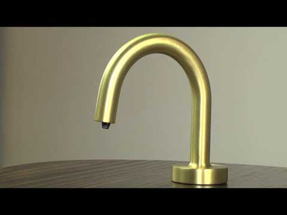 PYOS-1100 Ultra Modern Sensor Soap Dispenser in Satin Nickel